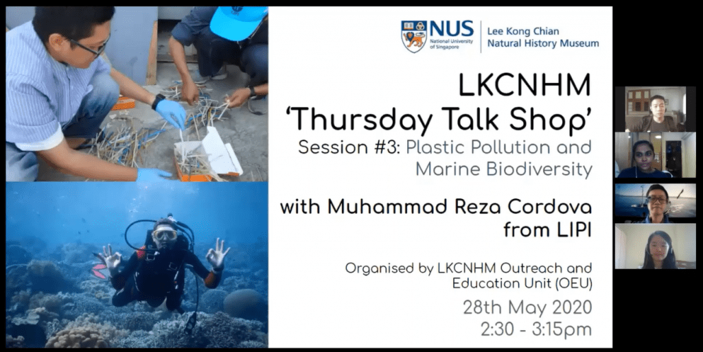 LKCNHM Thursday Talk Shop season 2 session 1: Nature & Us: How are humans shaping the local biodiversity? Past, present and future. Click the link to watch this webinar.